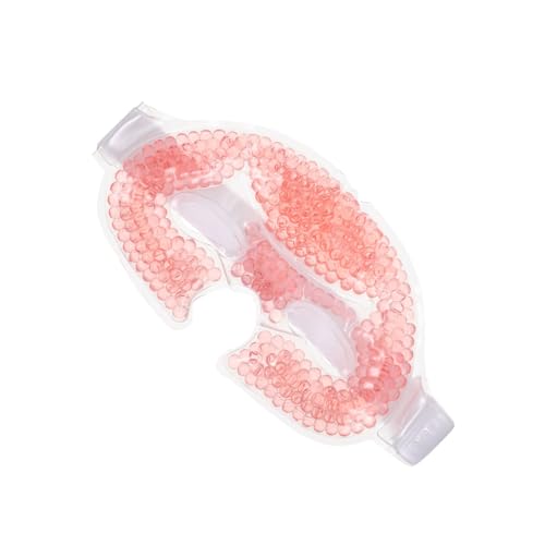 OFFIGAM máscara de sombreado de pvc facial de gel de compresa fría máscara para dormir chica belleza productos de belleza antifaz de hielo de polivinilo rosa