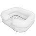 Portable Shampoo Bowl, Inflatable Shampoo Bowl and Wash Basin with 3.3ft Drain Hose for Elderly, Disabled, Bedridden and Handicapped