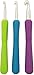 Boye Ergonomic Crochet Hook Set, 3pc, US Sizes J, K, and N