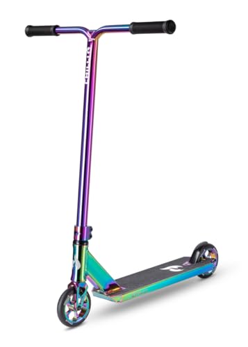 Chilli Pro Scooter- Reaper Reloaded Neochrome Extreme Intermediate and Beginner Stunt Scooter, Reinforced Steel T-Bar, Spider IHC Compression, 120mm Wheels, for Ages 8+