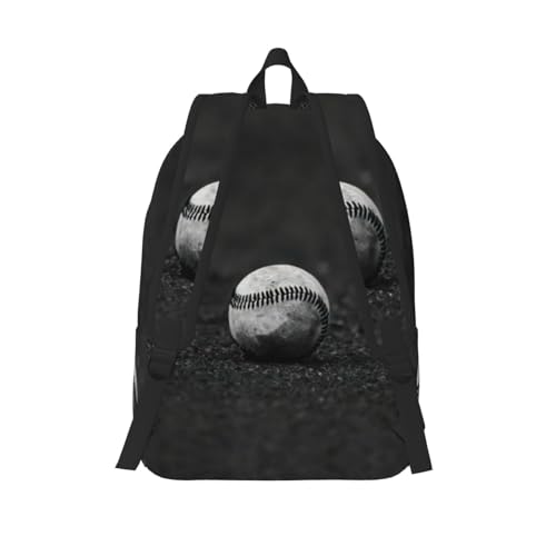 Sac à dos de voyage d'ordinateur imprimé baseball mixte - 3