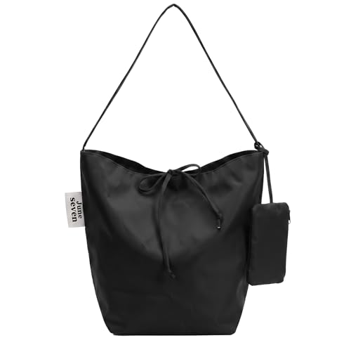 Bolso tote hobo de nylon para mujer miniatura 1