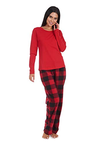 Pyjama Femme Coton Premium et Pantalon Polaire Cherokee Confort Durable