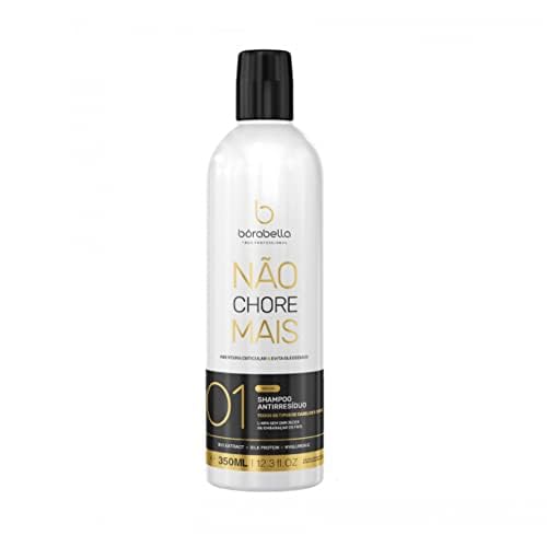 Shampoo Antiressiduo Borabella Não Chore Mais - Limpeza Profunda, Prepara Tratamentos, 350ml