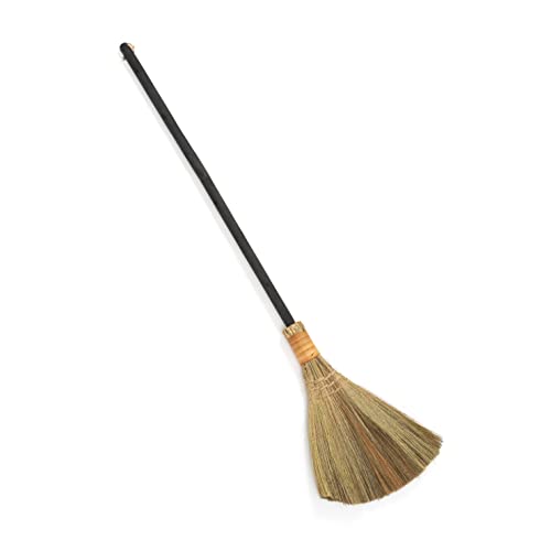 TTS For Home - Vietnamese Straw Soft Broom - Sweeping Broom with Black Wooden Handle for Cleaning...