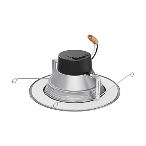 Satco (8 Pack) Led Color Selectable Downlight Retrofits, Part Number S11836, 9 Watt; 5 Inch - 6 Inch; Cct Selectable; 120 Volts; Dimmable; Brushed Nickel Finish For Industrial And Commercial Use #TOP5