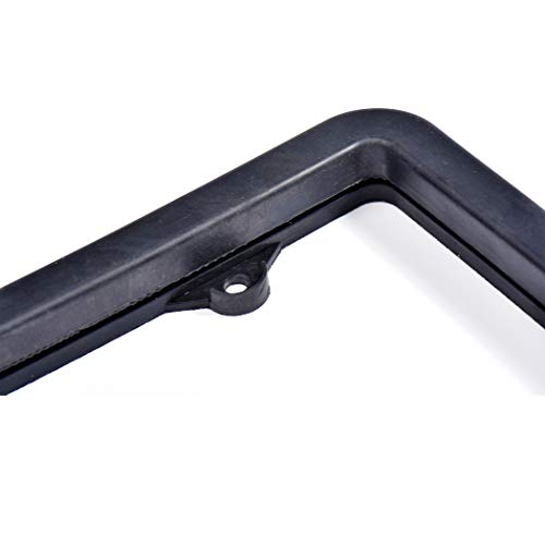 Ar-Pro Ultimate License Plate Bumper Guard With Mounting Hardware - 1" Thick Rubber License Plate Frame Protects Bumper From Scratches And Dents - Universal Fit For Cars, Trucks, Suvs, And Vans #TOP7