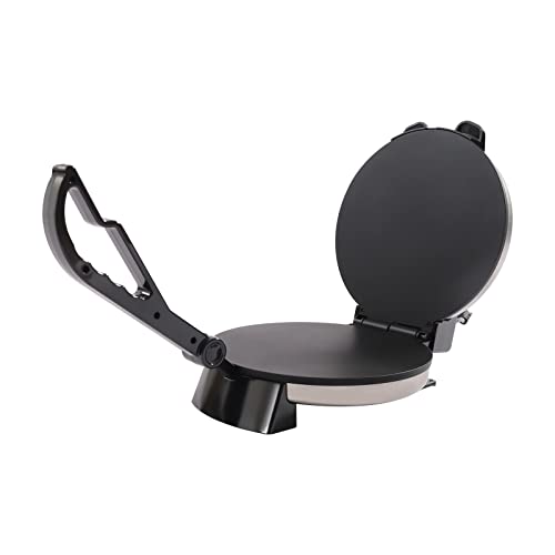 Electric Tortilla Multi Maker Machine Ustensiles de cuisine 220V Poignée Pliable Presse-Tortilla Fonte Avec Recettes pour les Crêpes, les Tartes, les Rotis, les Raviolis