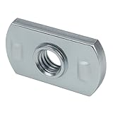 3786, 15 Series 1/4-20 Centered Slide in Economy T-Nut Steel (25 Pack)