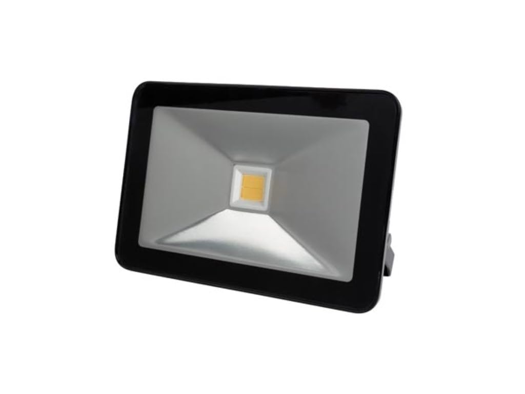 Projecteur LED 20W 2050 lm Perel noir éclairage extérieur et intérieur