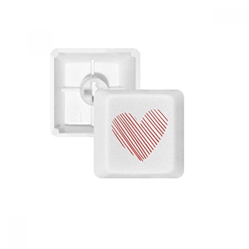 Keycaps PBT Cœur Rouge Saint-Valentin, le cadeau idéal pour clavier mécanique