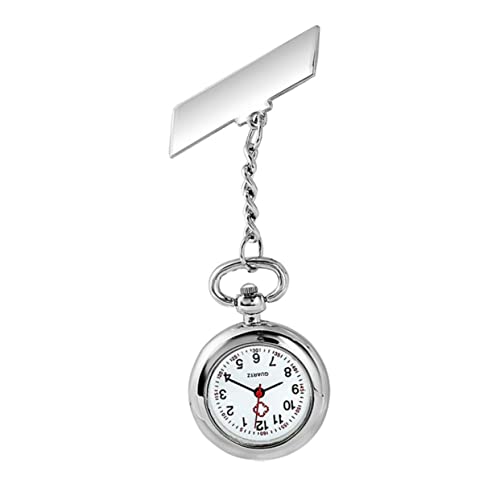 Gatuida Reloj De Solapa De Cuarzo Reloj De Bolsillo Médico Insignia Reloj Pin Clip De Insignia Insignias De Reloj De De Cuarzo Fob Reloj Pc21 Aleación Llavero