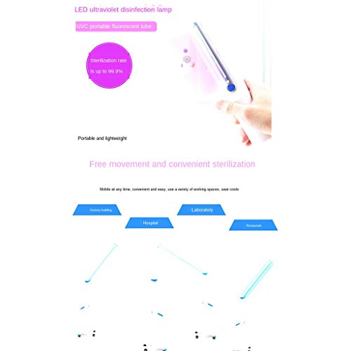 Tongina A varinha uv do desinfetante, lâmpada germicida uv da vara da desinfecção conduziu a luz por