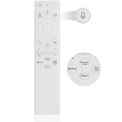for Samsung Smart TV Remote Control Replacement, Universal Remote for 2016-2025 Samsung Frame Curved Crystal Smart TVs, with Voice Control