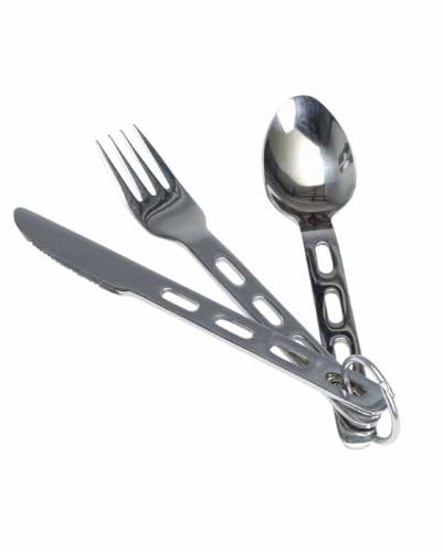 Mil-Tec Cutlery with Ring S/Steel Light Weight