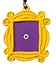Friends TV Show Merchandise/Friends Frame Christmas Ornament/Monica Peephole Frame/Yellow Friends Frame/TV Show Gift
