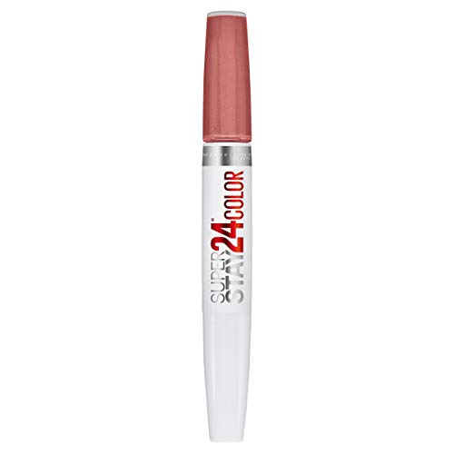 Image of Maybeline New York Superstay 24 2-Step Matte Liquid Lipstick Makeup, Committed Coral, 1 Kit
