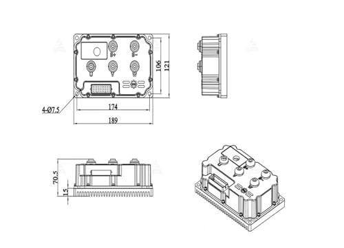 Contrôleur FarDriver ND72300 programmable haute précision 3kW - 7