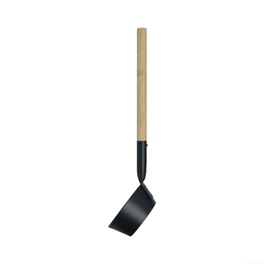 Secchio Sauna Alluminio 7L Nero con Mestolo Secchio Sauna Alluminio