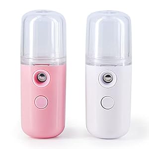 2 Pcs Face Mist Sprayer, 30ml Draagbare Mini Nano Gezicht Mist, Hydraterende Huidverzorging Luchtbevochtiger…