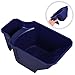 Zerodeko Plastic Paint Roller Tray and Paint Holder Cup Set with Handle Blue Painting Tool for Wall Latex Brush Storage Sturdy Tray for Home Improvement Projects