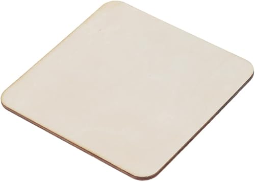 EXCEART 36 posavasos de café, posavasos en blanco, posavasos cuadrados, manualidades, placa de madera, posavasos de madera, posavasos de tazón,
