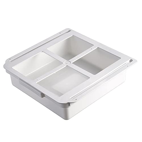XJDZ Untertischschublade, Selbstklebende Aufbewahrungsschublade Stanzfreies Büro-aufbewahrungsregal Küchenschrank Aufbewahrungsbox (Size : 32 * 33.5 * 9cm) Cover