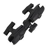 Generic 8.1インチ二重ソケットスイベルラチェットアーム、ラムマウントの360度回転Cサイズ1.5インチボールコンポーネント360度回転、比類のない調整性、ナイロン