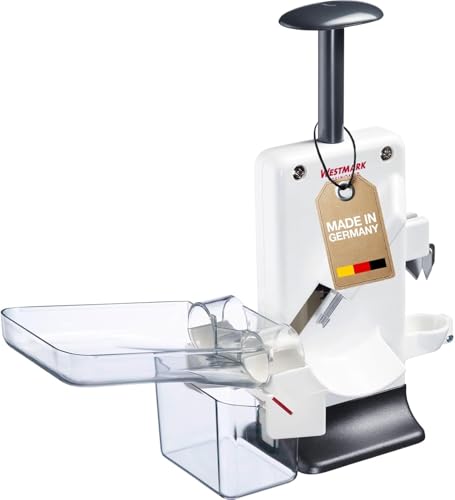 Westmark Snocciolatore Doppio e Snocciolatore di Prugne Steinomat, Turbo conservatore per ciliegie, prugne & altro, Black Edition, Antracite