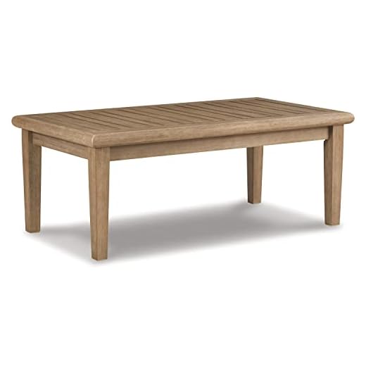 Contemporary Outdoor Rectangular Coffee Table