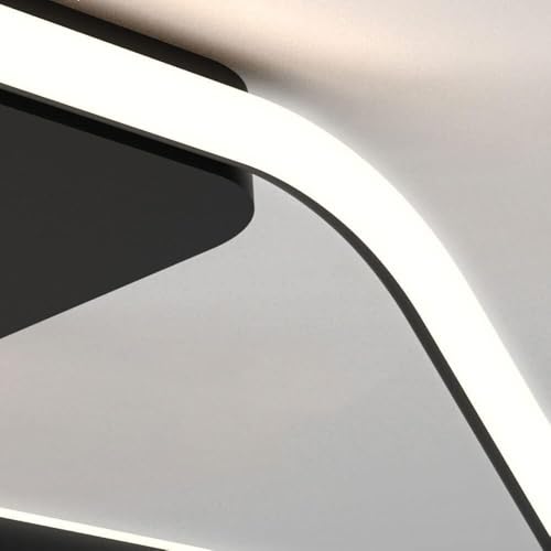 Plafonnier encastré LED plafonnier à intensité variable et modulable carré