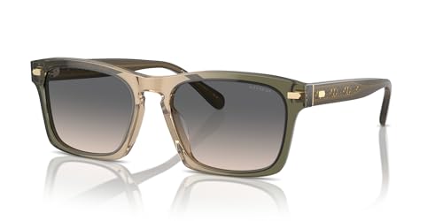 Image of COACH mens Hc8397u Universal Fit Square Sunglasses