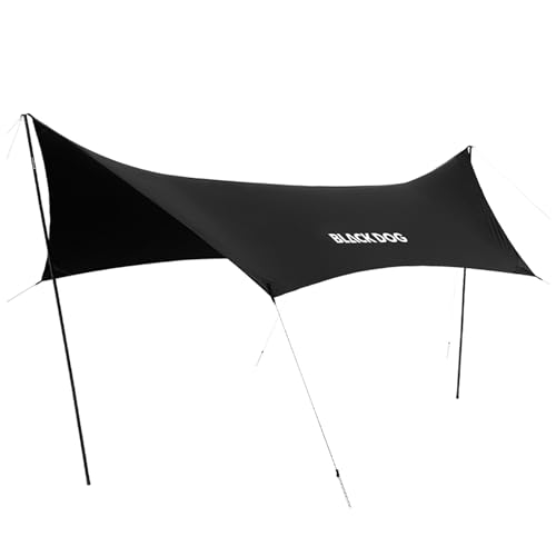 Blackdog �L�����v�^�[�v 14�u/15�u/17�u/27�u 15�����炷 �݉c�ȒP UPF50+ PU5000mm+ ���l�Ȓn�`�ɑΉ� �@�̗t�����f�� 10�w�Ռ��f�� 6�����ɑΉ� 150D�I�b�N�X 99.99��UV�J�b�g 6-16�l�p �R���p�N�g 