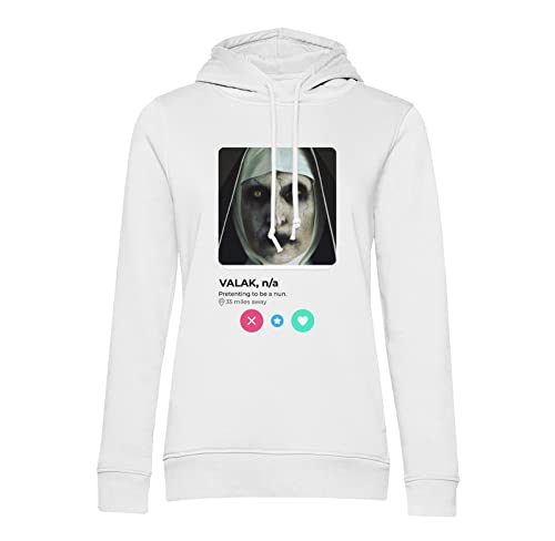 Sweat Valak Nun grand confort avec capuche doublée réglable
