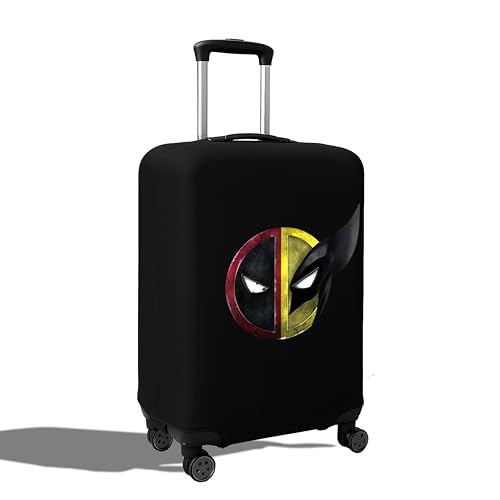 Image of WanderWraps Spendex Polyester Protective Luggage Cover | Hard Luggage Trolley Bag Cover | Washable | Dust Proof | Stretchable | M - 24 inch | Deadverine