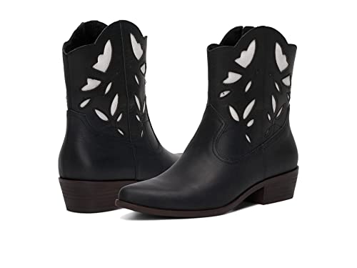 Lucky Brand Femme Herzie Bottine en cuir confort pour le quotidien