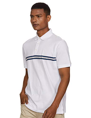 Image of Calvin Klein Men's Liquid Touch Polo Stripe with UV Protection