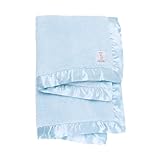 Little Giraffe Chenille Stroller Baby Blanket, Blue, 29