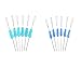 LIOOBO 20pcs Anti-Tangle Bean Silicone Ring Fishing Buoy Buoy Sea Fishing Tool Fishing Line Stop Nightlight Buoy