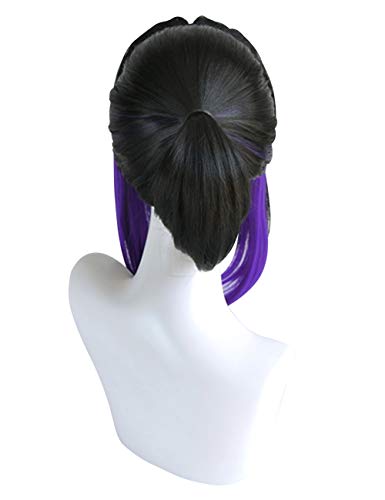 Cosrea Japanese Anime Shinobu Cosplay Wig Women Black Ombre Purple Synthetic Hair For Halloween Costume… #TOP4