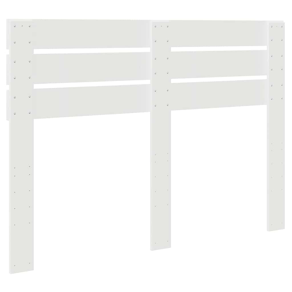 Tête de lit moderne blanche 160 cm, matériau en bois, design fin, durable, meuble de chambre à coucher, montage facile, 163 x 3 x 100 cm