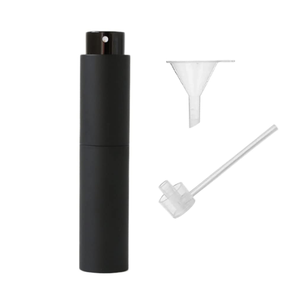 Portable Mini Perfume Atomizer,Refillable Empty Small Spray Bottle Mini Scent Pump Case Portable Glass Sprayer Travel Containers for Toiletries Fragrance(Black,10ml)-image-39