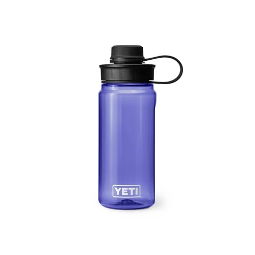 Image of YETI Yonder Water Bottle with Yonder Tether Cap, Lightweight, Leakproof and BPA-Free