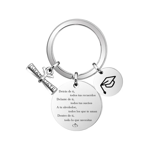 Aosyoisk Regalo de graduación llavero regalo de graduación universitaria regalo de graduación de graduados de secundaria regalo de graduación de graduados de último año regalo inspirador