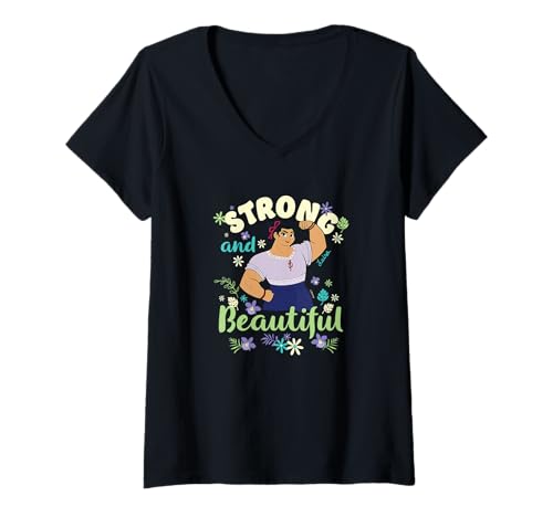 T-shirt Encanto V pour femme haut col en V confortable