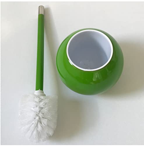 Brosse de toilette avec support en acier inoxydable hygiénique