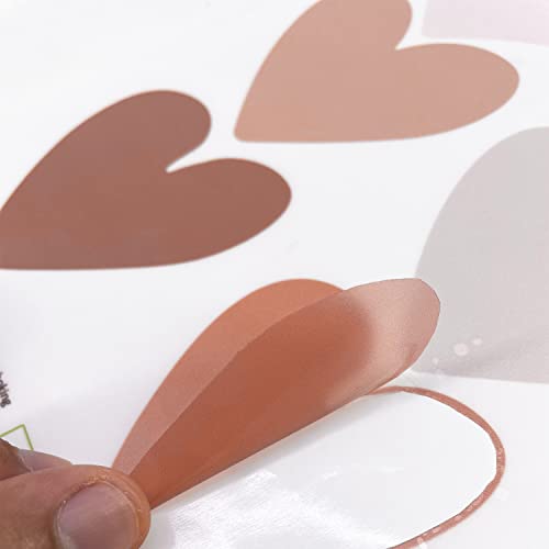 36Pcs Hearts Boho Art Wall Decals, Peel and Stick Wall Stickers for Living Nursery Room Bedroom Wall Decor - Image 3