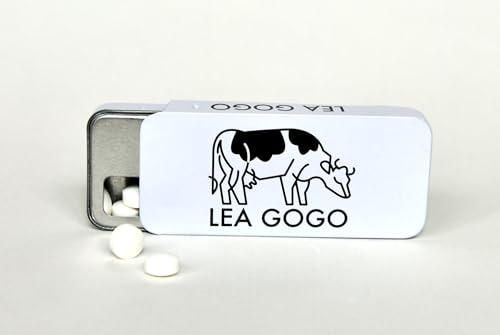 Lea Gogo Comprimidos de enzima lactasa | 40 comprimidos | alta concentración 12,500 FCC | ayuda a la digestión de los productos lácteos | sin gluten