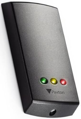 Paxton Access 400-150-US Model P50 Net2 Proximity Mullion Reader with Genuine HID Technology, Black, Wiegand Output, 125kHz Frequency, Come with 3m of Cable, 14 VDC, IPX7