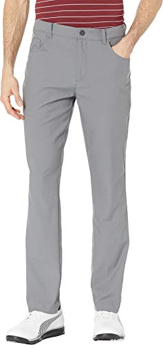 Puma Men's Golf 2019 Jackpot 5 Pocket Pant, Quiet Shade, 33W x 30L